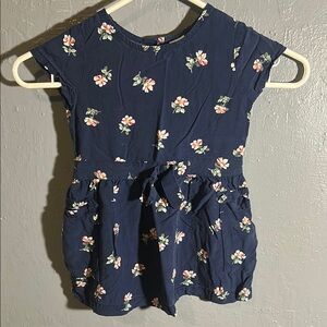 Carter's Navy Floral Casual Dress